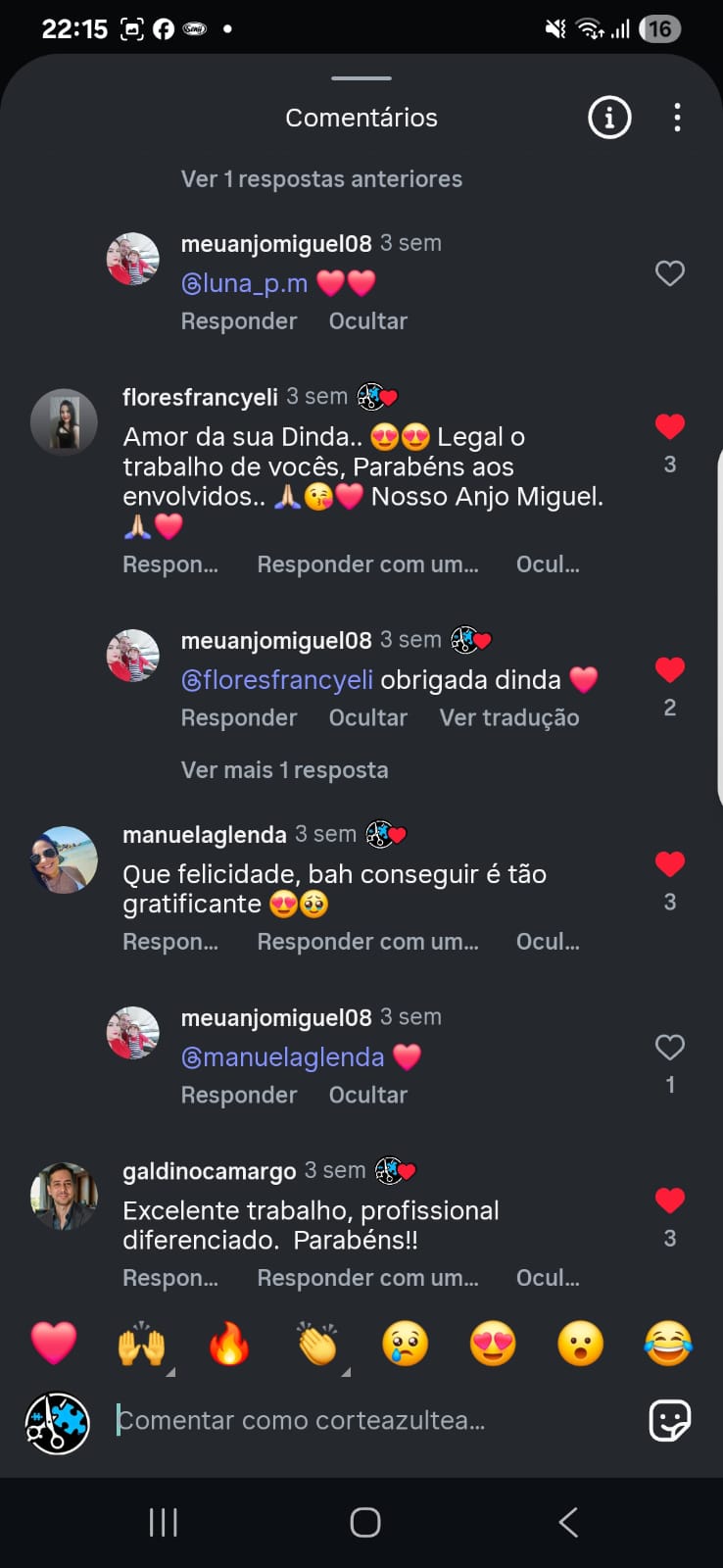 Avaliação Cliente